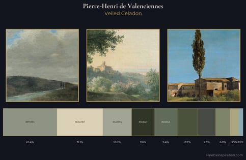 Pierre-Henri de Valenciennes Palette 2 - Veiled Celadon