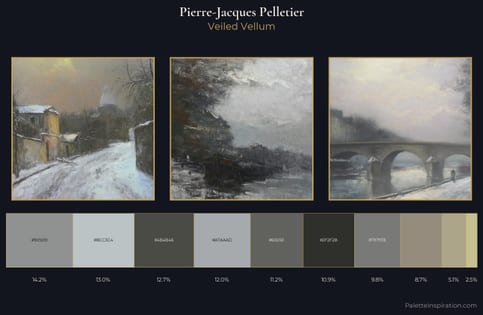 Pierre-Jacques Pelletier Palette 6 - Veiled Vellum
