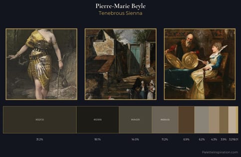 Pierre-Marie Beyle Palette 5 - Tenebrous Sienna