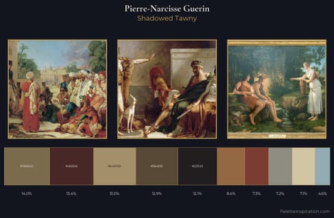 Pierre-Narcisse Guerin Palette 4 - Shadowed Tawny