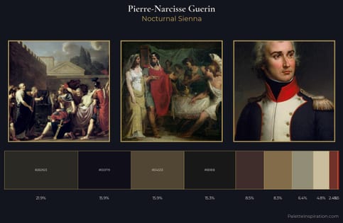 Pierre-Narcisse Guerin Palette 7 - Nocturnal Sienna