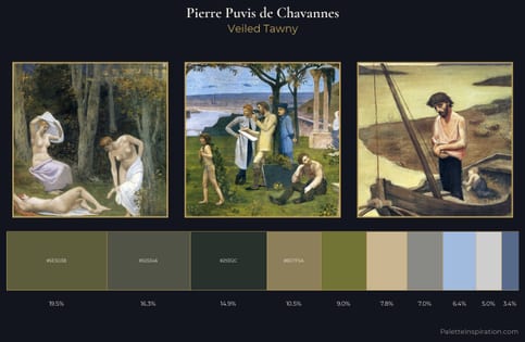 Pierre Puvis de Chavannes Palette 3