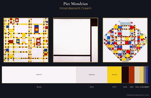Piet Mondrian Palette 5