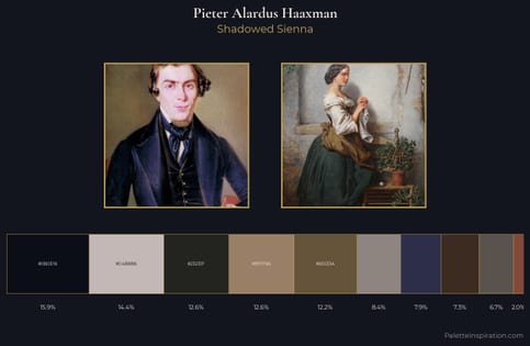 Pieter Alardus Haaxman Palette 3 - Shadowed Sienna