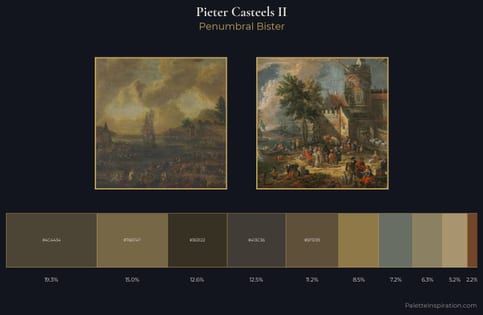 Pieter Casteels II Palette 5 - Penumbral Bister