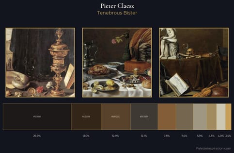 Pieter Claesz Palette 3