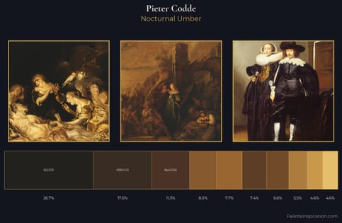 Pieter Codde Palette 3 - Nocturnal Umber