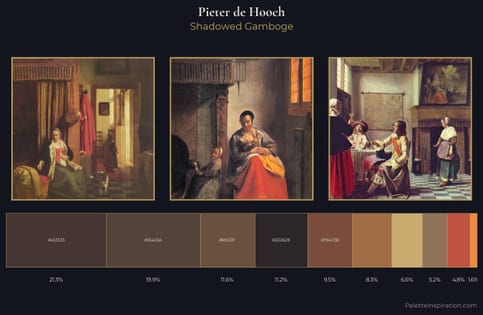 Pieter de Hooch Palette 7