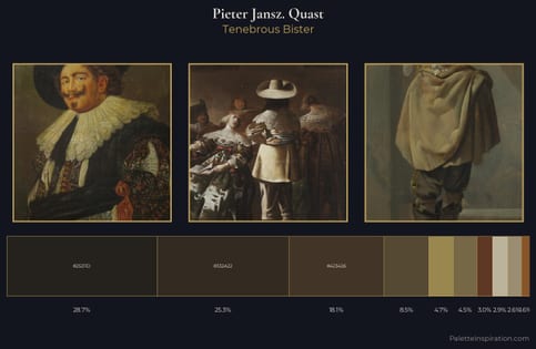 Pieter Jansz. Quast Palette 2 - Tenebrous Bister