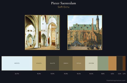 Pieter Saenredam Palette 2 - Soft Ecru