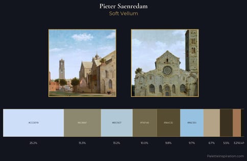 Pieter Saenredam Palette 3 - Soft Vellum