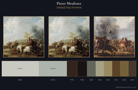 Pieter Meulener Palette 2 - Veiled Parchment