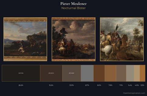 Pieter Meulener Palette 3 - Nocturnal Bister