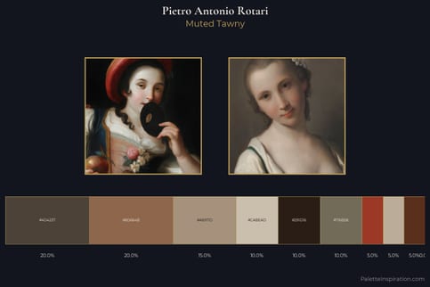 Pietro Antonio Rotari Master Palette - Muted Tawny