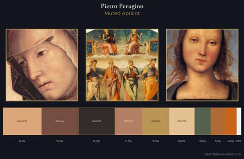 Pietro Perugino Palette 2 - Muted Apricot