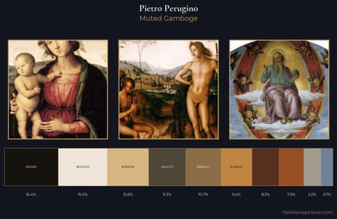 Pietro Perugino Palette 6 - Muted Gamboge