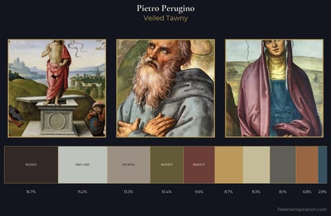 Pietro Perugino Palette 7 - Veiled Tawny