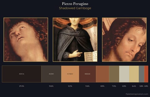 Pietro Perugino Palette 10 - Shadowed Gamboge