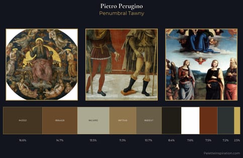 Pietro Perugino Palette 12 - Penumbral Tawny
