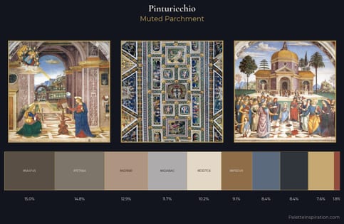 Pinturicchio Palette 2 - Muted Parchment