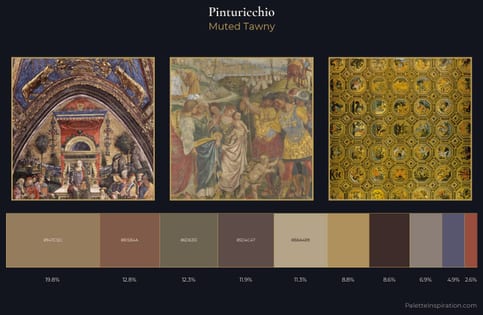 Pinturicchio Palette 4 - Muted Tawny