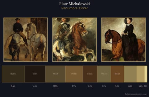 Piotr Michałowski Palette 4 - Penumbral Bister