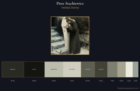 Piotr Stachiewicz Palette 1 - Veiled Stone