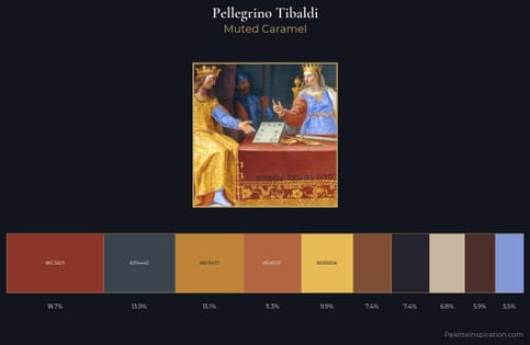 Pellegrino Tibaldi Palette 4 - Muted Caramel