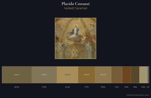 Placido Costanzi Palette 2 - Veiled Caramel
