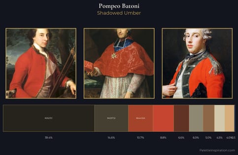 Pompeo Batoni Palette 3 - Shadowed Umber