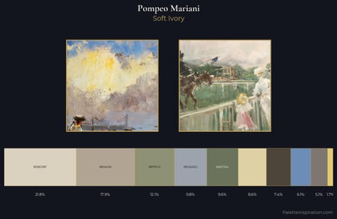 Pompeo Mariani Palette 1 - Soft Ivory