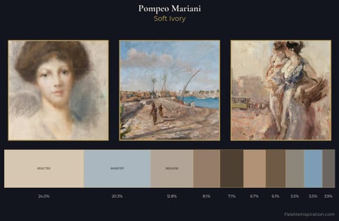 Pompeo Mariani Palette 2 - Soft Ivory