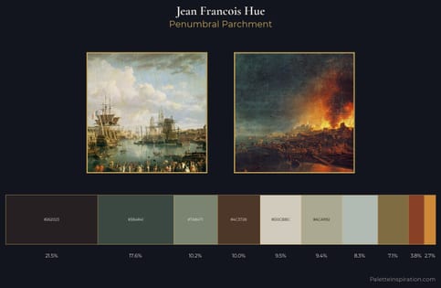 Jean Francois Hue Palette 2 - Penumbral Parchment