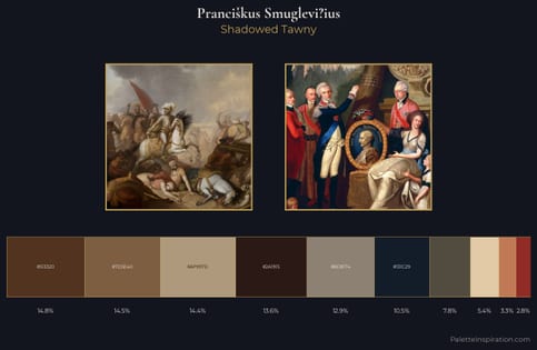 Pranciskus Smuglevičius Palette 2