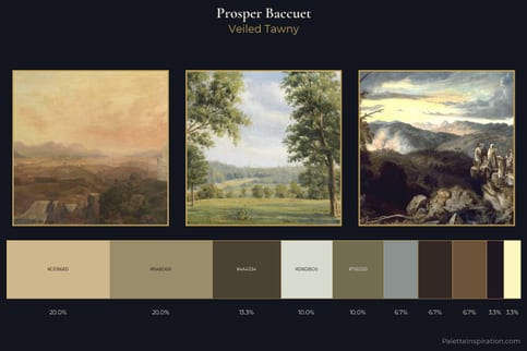 Prosper Baccuet Master Palette - Veiled Tawny