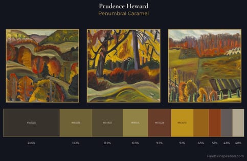 Prudence Heward Palette 5 - Penumbral Caramel