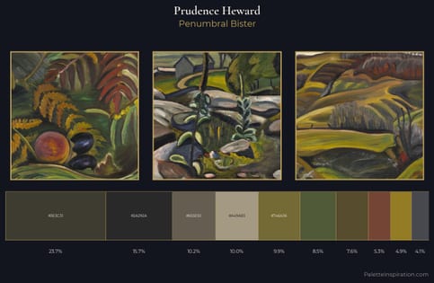 Prudence Heward Palette 6 - Penumbral Bister