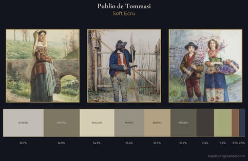 Publio de Tommasi Palette 2 - Soft Ecru