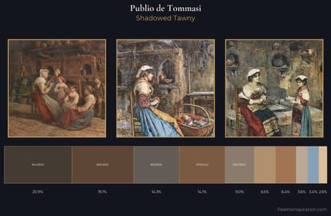 Publio de Tommasi Palette 3 - Shadowed Tawny