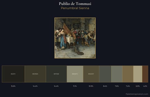 Publio de Tommasi Palette 4 - Penumbral Sienna