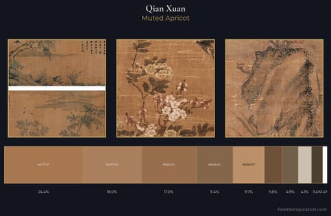 Qian Xuan Palette 3 - Muted Apricot