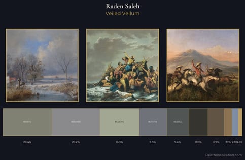 Raden Saleh Palette 3 - Veiled Vellum