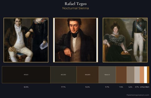 Rafael Tegeo Palette 1 - Nocturnal Sienna