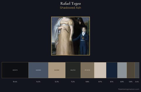 Rafael Tegeo Palette 4 - Shadowed Ash