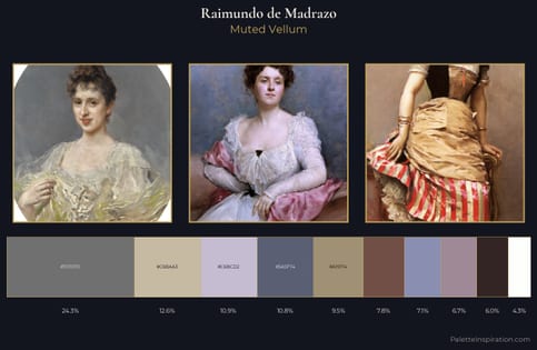 Raimundo de Madrazo Palette 1 - Muted Vellum
