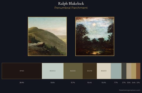 Ralph Blakelock Palette 2 - Penumbral Parchment