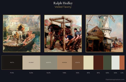 Ralph Hedley Palette 2 - Veiled Tawny