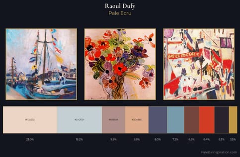 Raoul Dufy Palette 3 - Pale Ecru
