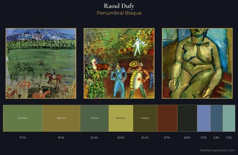 Raoul Dufy Palette 12 - Penumbral Bisque