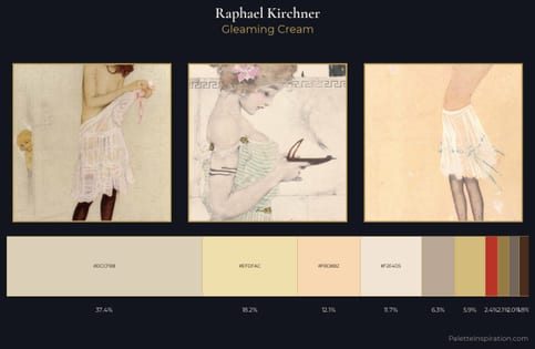 Raphael Kirchner Palette 4 - Gleaming Cream